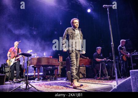 Oslo, Norvège. 27th, octobre 2022. Le groupe de rock américain Counting Crows joue un concert au Sentrum Scene d'Oslo. Ici, le chanteur Adam Duritz est vu en direct sur scène. (Crédit photo: Gonzales photo - Terje Dokken). Banque D'Images