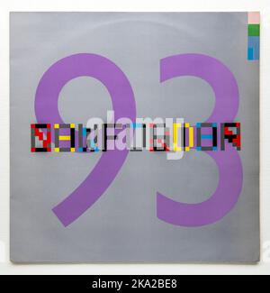 Couverture de l'image de la version vinyle de 12 pouces de la confusion unique de New Order, qui a été publié en 1983 Banque D'Images