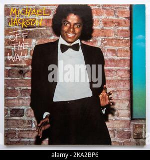 LP Cover of Off the Wall, le cinquième album studio de Michael Jackson, sorti en 1979 Banque D'Images