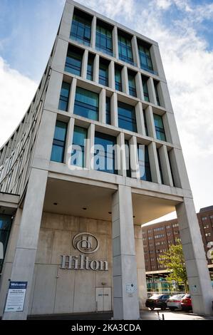 Liverpool, Royaume-Uni - 7 septembre 2022 : l'hôtel Hilton de Liverpool, en Angleterre Banque D'Images