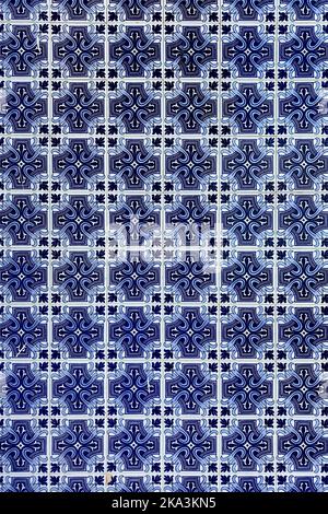 Carrelage traditionnel portugais azulejo sur le bâtiment à Lisbonne, Portugal Banque D'Images
