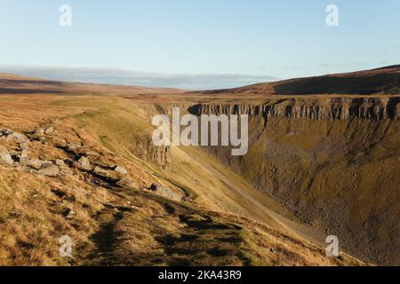 Coupe du haut de la Nick Pennine Way track, Cumbria, Royaume-Uni Banque D'Images