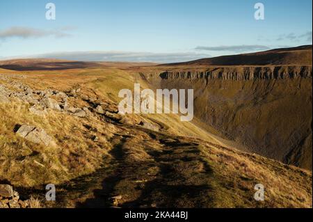 Coupe du haut de la Nick Pennine Way track, Cumbria, Royaume-Uni Banque D'Images