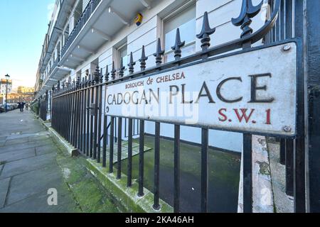 cadogan place SW1 chelsea. Londres Banque D'Images