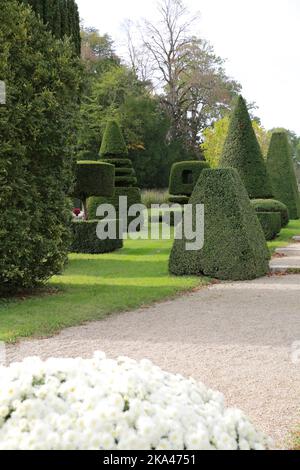 Château Azay le Ferron, Centre, France. Banque D'Images