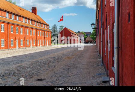 Kastellet. Partie des fortifications de Copenhague. Banque D'Images