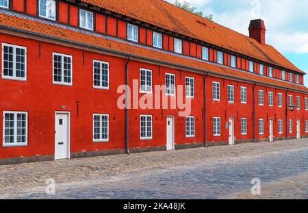 Kastellet. Partie des fortifications de Copenhague. Banque D'Images