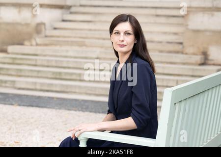 Adjoint du rassemblement National, l'Angélique Ranc pose dans le jardin de l'Assemblée nationale, sur 28 octobre 2022 à Paris, France. Photo de David Niviere/ABACAPRESS.COM Banque D'Images