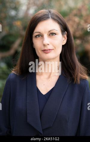 Adjoint du rassemblement National, l'Angélique Ranc pose dans le jardin de l'Assemblée nationale, sur 28 octobre 2022 à Paris, France. Photo de David Niviere/ABACAPRESS.COM Banque D'Images