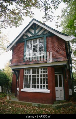 Une ancienne propriété sur Rotten Row, Southport, Merseyside, Royaume-Uni, Europe Banque D'Images
