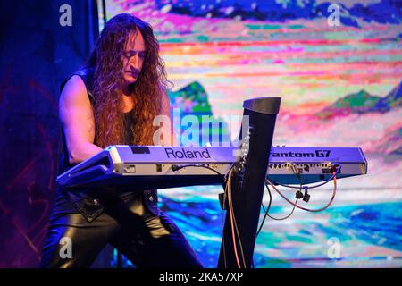 29 octobre 2022, Lucques, Lucques, Italie: Rhapsody of Fire se produire en direct à Lucques Comics and Games 2022. (Credit image: © Stefano Dalle Luche/Pacific Press via ZUMA Press Wire) Banque D'Images