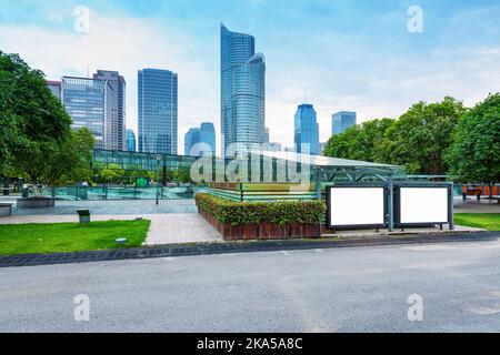 Bâtiment moderne à Hangzhou Banque D'Images