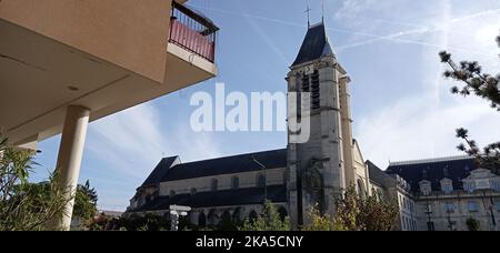 Église saint Cyr - sainte Julitte à Villejuif, Val de Marne, France Banque D'Images