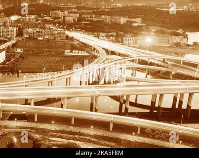Viaduc de la légèreté, de belles courbes. Banque D'Images