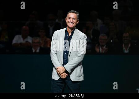 Paris, France. 31 octobre 2022, Andrea Gaudenzi Présidente de l'ATP pendant le Rolex Paris Masters, ATP Masters 1000 tennis Tournament, sur 31 octobre 2022 à l'arène Accor à Paris, France. Photo de Victor Joly/ABACAPRESS.COM Banque D'Images