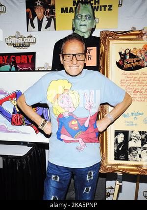 24 septembre 2022 - Hamilton, Ontario, Canada. L'acteur et producteur canadien Mitch Markowitz (surtout connu pour ''The hilarous House of Frightenstein'') au Hamilton Comic Con au Canadian Warplane Heritage Museum. Banque D'Images