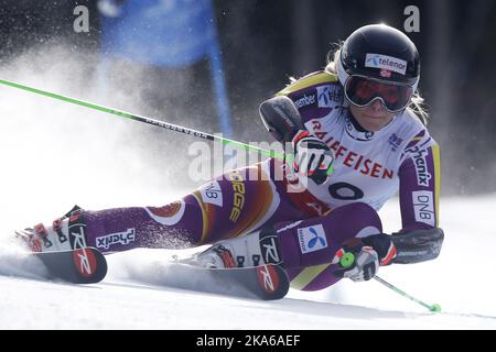 BEAVER CREEK, ÉTATS-UNIS 20150212. Les Championnats du monde de ski alpin FIS 2015 à Vail et Beaver Creek. Ragnhild Mowickel en action dans le slalom géant féminin, jeudi. LÃ¸seth terminé sur 22th place photo: Cornelius Poppe / NTB scanpix Banque D'Images