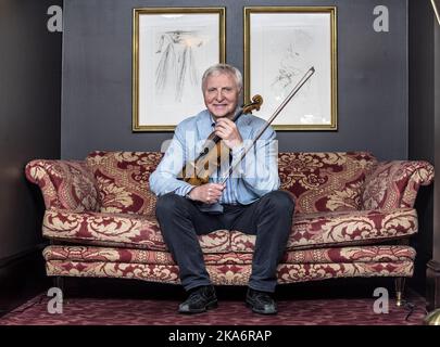 Norvège 20161206. Arve Tellefsen, violoniste primé, célèbre son anniversaire de naissance en 80th. PHOTO: Christian Clausen / VG / NTB scanpix Banque D'Images
