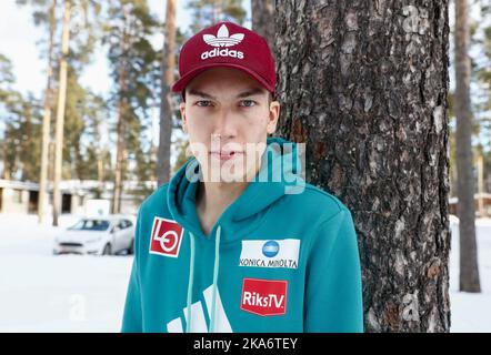 Lahti, Finlande 20170227. FIS Championnats du monde de ski nordique 2017 Lahti. Saut à ski. Le saut à ski norvégien Johann André Forfang , lundi. Photo: Terje Pedersen / NTB scanpix Banque D'Images