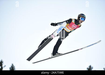 Ryoyu Kobayashi (JPN) Kobayashi du Japon pendant la compétition de saut à ski de la coupe du monde de la FIS, à Granasen, le 14 mars 2019. Photo par Ole Martin Wold, NTB scanpix Banque D'Images