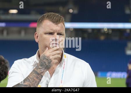 Brighton, Royaume-Uni 20220711. John Arne Riise lors du match de L'UEFA pour les femmes EN EURO entre l'Angleterre et la Norvège à Brighton. Photo: Terje Pedersen / NTB Banque D'Images