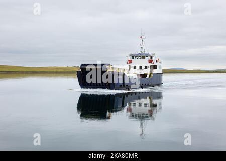 Ferry pour véhicule et passagers, Rousay, Orkney, Royaume-Uni. 2022 Banque D'Images