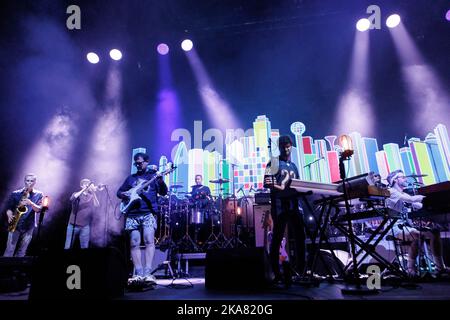 Copenhague, Danemark. 31st octobre 2022. Copenhague, Danemark. 31st, octobre 202. L'ensemble international de jazz et de JAM Snarky Puppy joue un concert au KB Hallen à Frederiksberg, Copenhague. (Crédit photo : Gonzales photo/Alamy Live News Banque D'Images