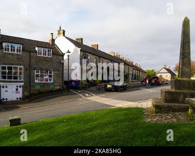 Centre du charmant village d'Osmotherly North Yorkshire England UK sur le bord ouest du parc national de North York Moors et sur Cleveland Way National Banque D'Images