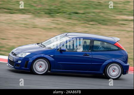 Ford Focus RS 1 sur la piste de course Banque D'Images