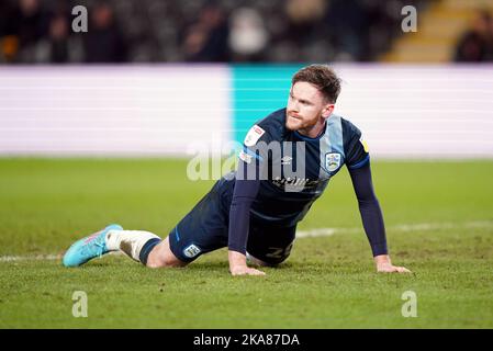 Photo du dossier datée du 01-04-2022, d'Ollie Turton, qui est sur la touche pour un sort et manquera l'affrontement de Huddersfield avec Sunderland. Date de publication : Tueday 1 novembre 2022. Banque D'Images