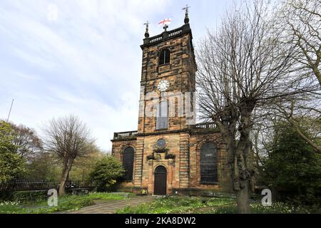 Eglise St Modwen, Burton upon Trent Town, Staffordshire, Angleterre ; Royaume-Uni Banque D'Images