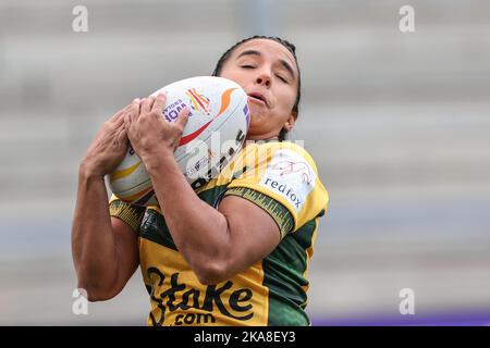 Leeds, Royaume-Uni. 01st novembre 2022. Edna Santini, du Brésil, lors de la coupe du monde de rugby féminin 2021 Match England Women vs Brazil Women au stade Headingley, Leeds, Royaume-Uni, 1st novembre 2022 (photo de Mark Cosgrove/News Images) à Leeds, Royaume-Uni, le 11/1/2022. (Photo de Mark Cosgrove/News Images/Sipa USA) crédit: SIPA USA/Alay Live News Banque D'Images