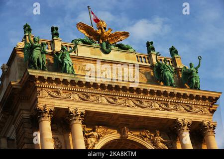 Wien Architektur, Wien, Wien Hofburg, Wien Museum, die Hofburg ist die Residenz der Habsburger à Wien, Banque D'Images