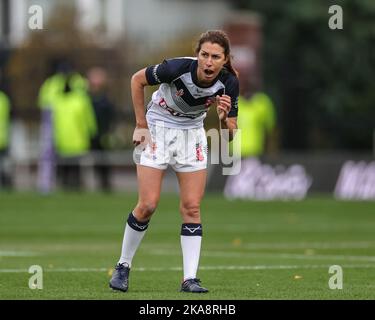 Courtney Winfield-Hill England lors de la coupe du monde de rugby féminine 2021 Match England Women vs Brazil Women au Headingley Stadium, Leeds, Royaume-Uni, 1st novembre 2022 (photo de Mark Cosgrove/News Images) Banque D'Images