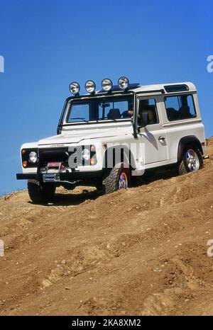 Frein de tir Land Rover Defender 90 V8 Banque D'Images