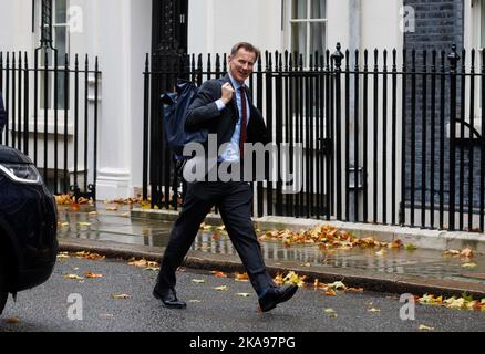 Londres, Royaume-Uni. 1st novembre 2022. Jeremy Hunt, Chancelier, à Downing Street pour une réunion du Cabinet. Crédit : Karl Black/Alay Live News Banque D'Images