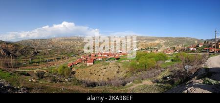Le village de Sariyar est un vieux village turc situé à Ankara. Banque D'Images
