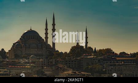 Mosquée Yeni Cami et Sainte-Sophie en Turquie Istanbul à Eminonu.selective objectifs Banque D'Images