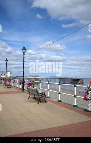 L'Esplanade à Penarth Vale de Glamorgan South Wales UK Banque D'Images