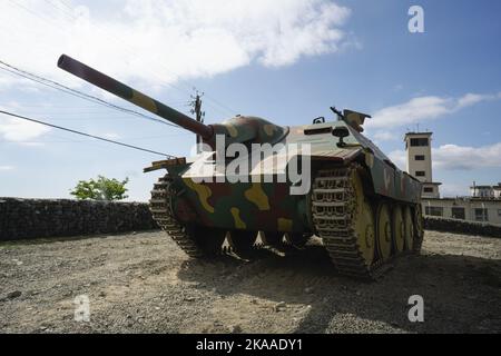 Jagdpanzer Hetzer tank destroyer Banque D'Images