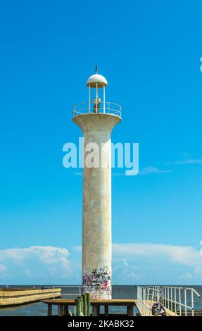 Phare de Biloxi dans le Mississipi, USA. Banque D'Images