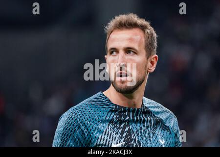 Harry Kane de Tottenham Hotspur lors du match du groupe D de l'UEFA Champions League au vélodrome d'Orange à Marseille, France. Date de la photo: Mardi Nove Banque D'Images