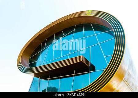Musée du tapis dans le Parc National de la Mer, Bakou. République d'Azerbaïdjan près de la mer Caspienne et de la région du Caucase. Banque D'Images