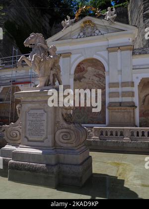 The Horse Pond, Herbert-von-Karajan-Platz, Salzbourg, Autriche, Europe Banque D'Images