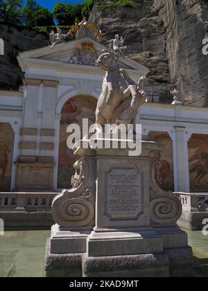 The Horse Pond, Herbert-von-Karajan-Platz, Salzbourg, Autriche, Europe Banque D'Images