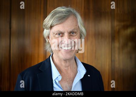 La directrice suédoise Lasse Hallstrom photographiée à Stockholm, Suède, 17 octobre 2022. Photo: Jessica Gow / TT / code 10070 Banque D'Images