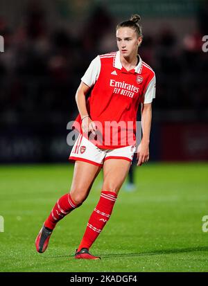 Photo du dossier datée du 20-09-2022, de Vivianne Miedema d'Arsenal, qui a obtenu un congé pour « se recharger ». Date de publication : mercredi 2 novembre 2022. Banque D'Images