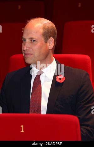 Le Prince de Galles participe à un événement dans le cadre du festival biennal du film de la Royal Africa Society, film Africa, au Garden Cinema de Londres. Date de la photo: Mercredi 2 novembre 2022. Banque D'Images