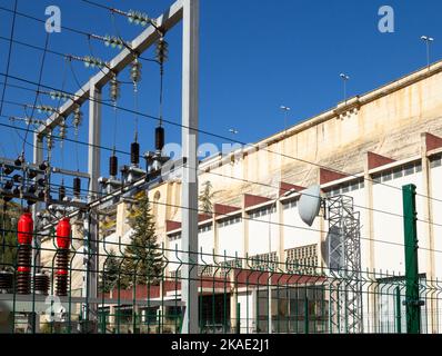 Barrage hydro-électrique en Espagne Banque D'Images