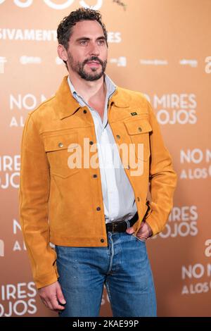 Madrid, Espagne. 02nd novembre 2022. L'acteur Paco Leon assiste à la photocall 'No Mires a Los Ojos' à l'Hôtel Urso à Madrid. Crédit : SOPA Images Limited/Alamy Live News Banque D'Images